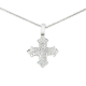 Diamond-Encrusted Cross Pendant Necklace