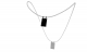 Black Escapulario Necklace 
