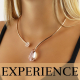 EXPERIENCE | Open Collar Necklace with Morganite and Diamond Flower