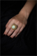 Green Amazonite Stone Resin Ring