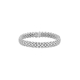 18 Kt White Gold Diamond-Pavé Chain Bracelet