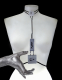 Body Graphic Necklace in Aluminum - 