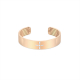 Diamond Cross Pattée Cuff Bracelet in 18K Rose Gold - 