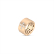 Diamond Cross Pattée Flat Band Ring in 18K Rose Gold - 