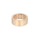 Flat Band Diamond Heart Ring in 18K Rose Gold - 