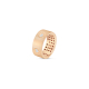 Flat Band Diamond Heart Ring in 18K Yellow Gold - 
