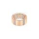 Flat Band Diamond Line Ring in 18K Rose Gold - 