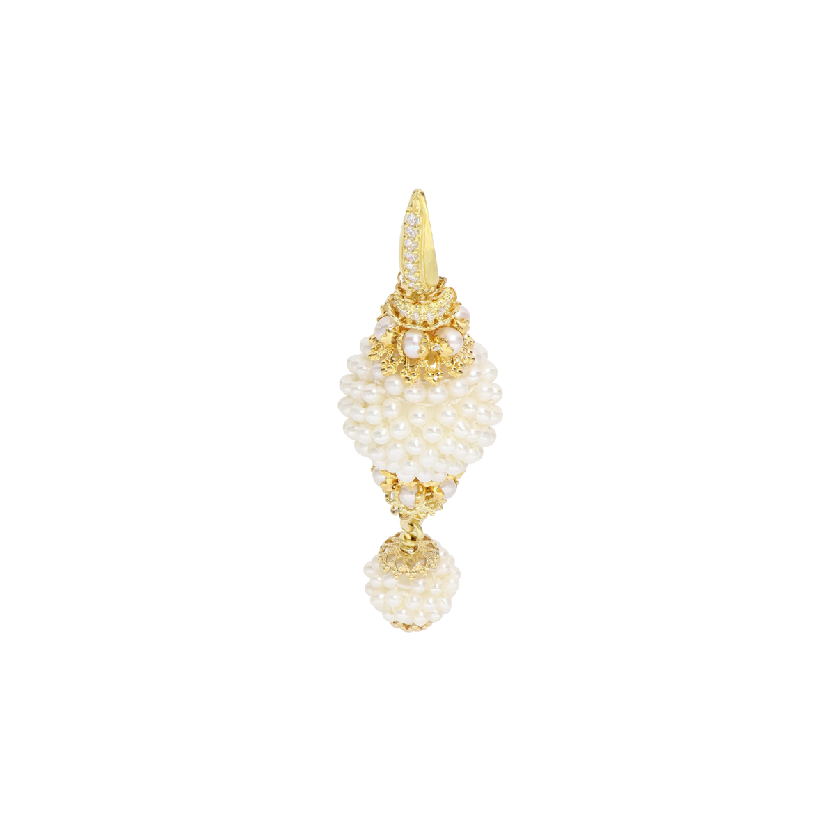 Pearl Baroque Spheres Earrings