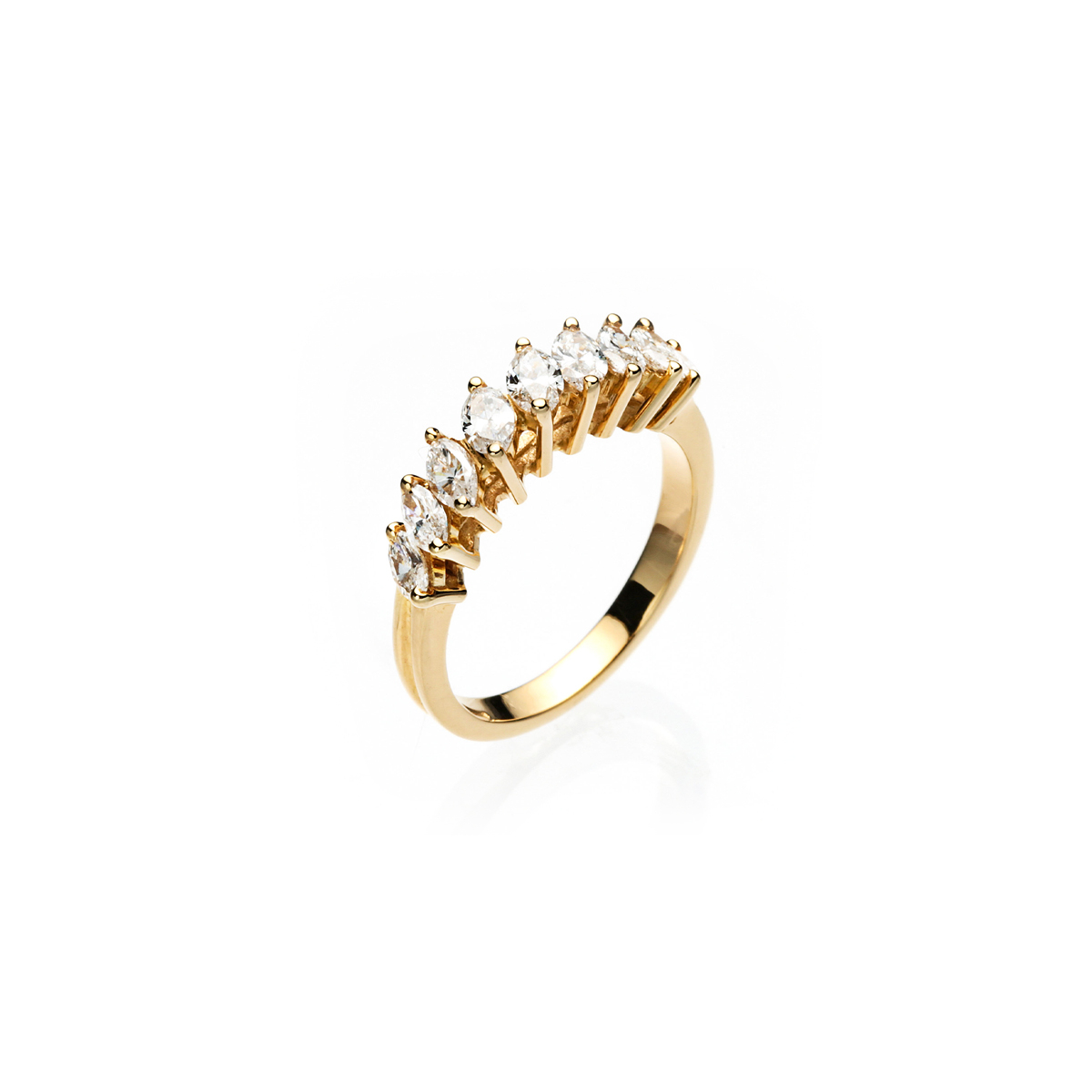 Marquise-Cut Diamond Eternity Ring