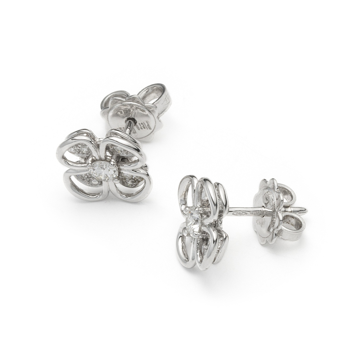 Four-Leaf Clover Diamond Earrings