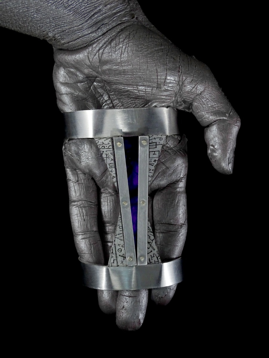 Arm Cuff Bracelet in Aluminum - 