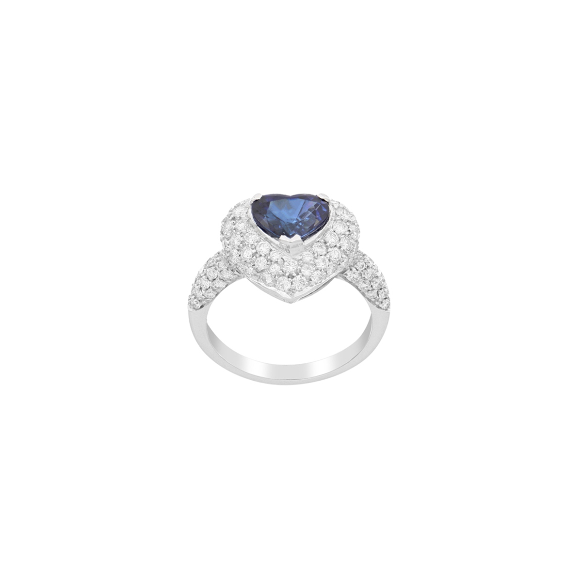 Precious Heart Sapphire Ring