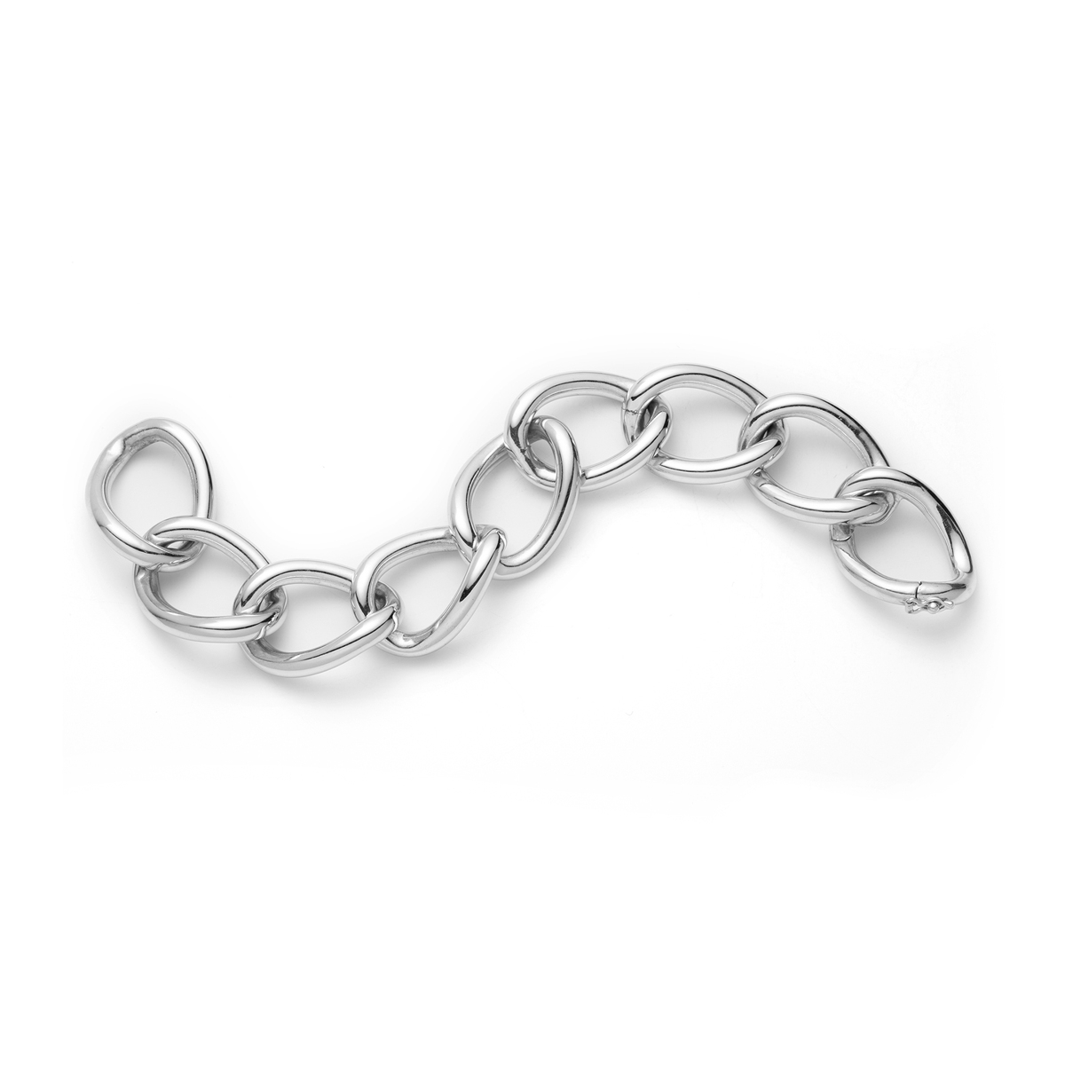 Silver Chain Link Bracelet 